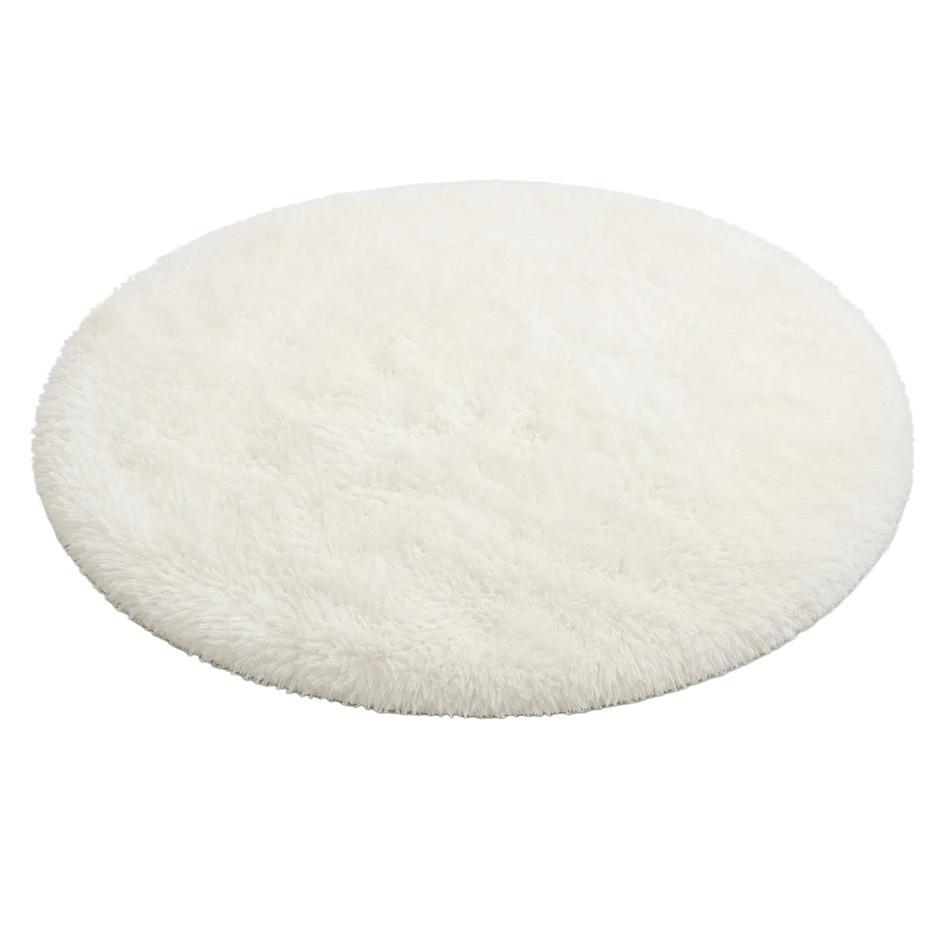 Plush Round Area Rug