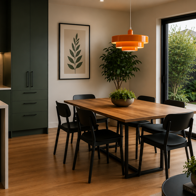 Luna Bauhaus Metal LED Pendant Light