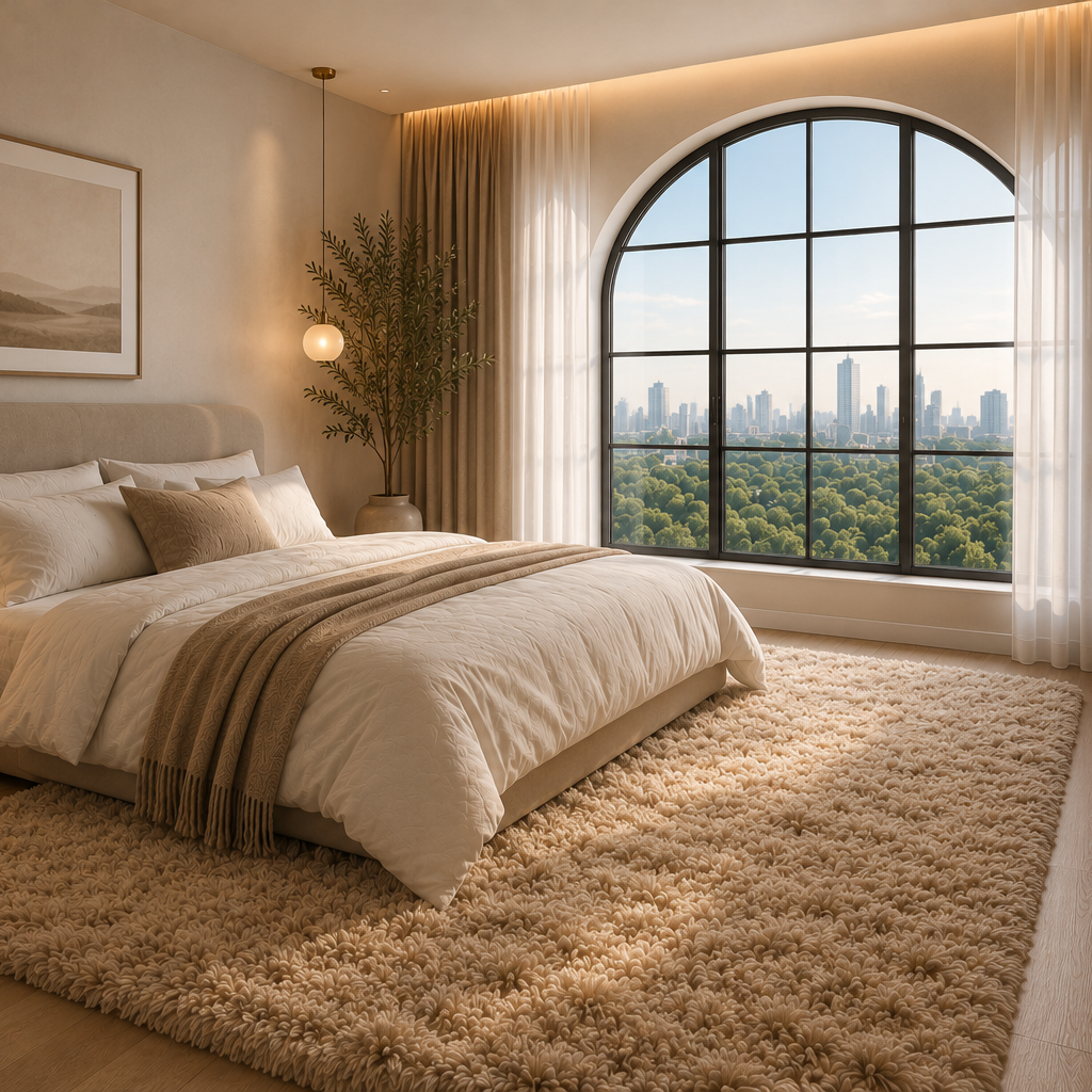 Plush Bedside Carpet